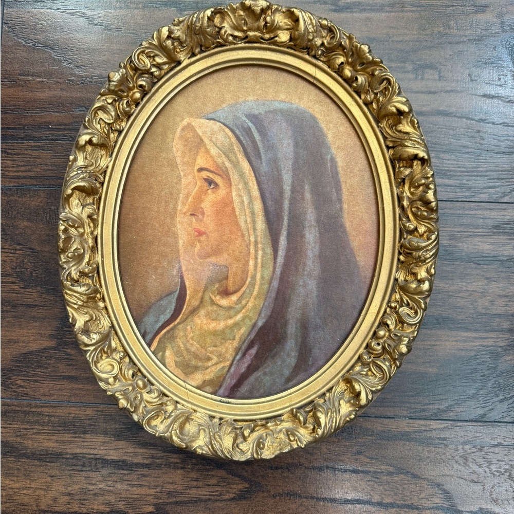 Vintage Gold Framed Portrait